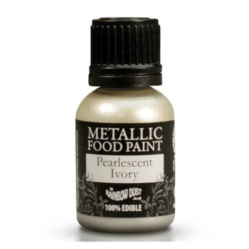 colorante tempera alimentare metallizzato avorio rainbow dust