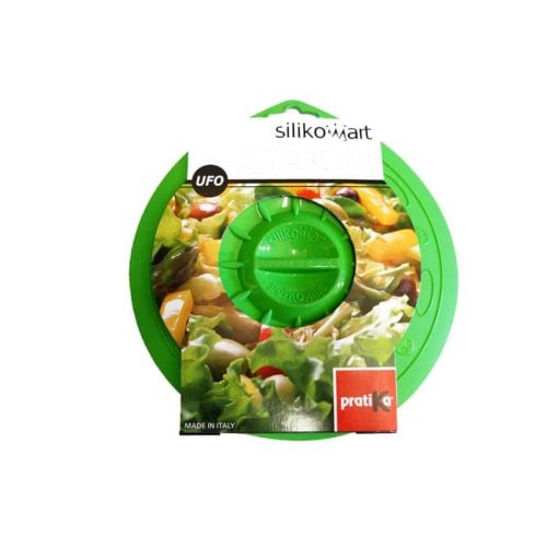 Coperchio ufo in silicone verde Silikomart - 21 cm
