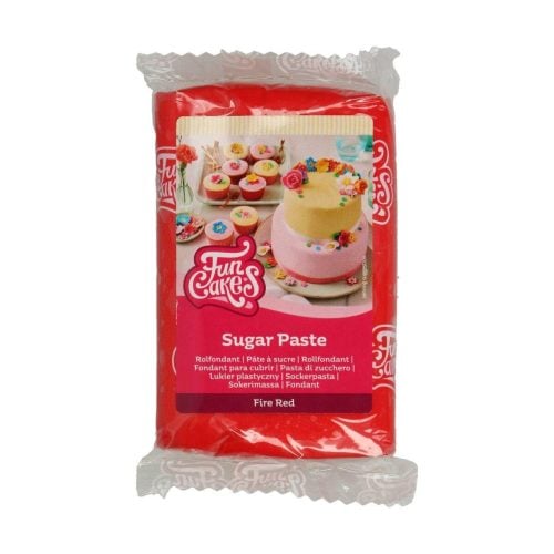 Pasta di zucchero Fire Red 250 gr