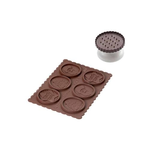 stampo biscotti silicone cookie christmas ckc02 slim silikomart
