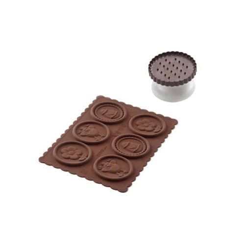 stampo biscotti silicone cookie easter ckc14 slim silikomart 2