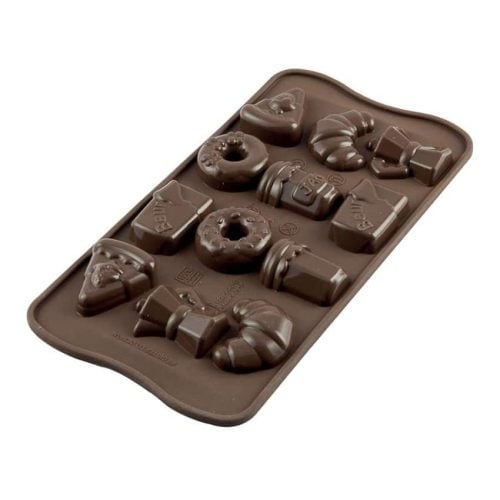stampo silicone cioccolatini good morning scg22 silikomart