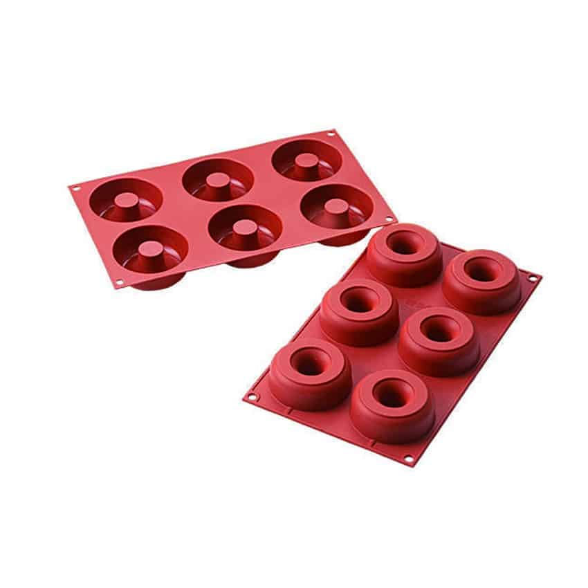 stampo in silicone ciambelle donuts silikomart sf170 venduto da foralco.it
