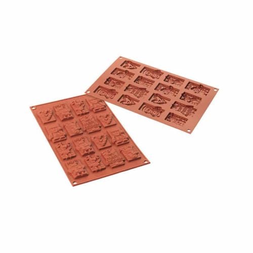 Stampo in silicone Xmas Choco Tags SF146