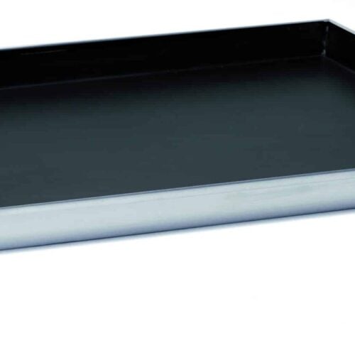 Teglia rettangolare in alluminio antiaderente con angoli svasati Serie 2000 Ballarini