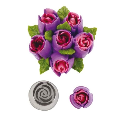 Bocchetta russa bocciolo di rosa n.243 Decora