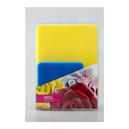 Set 2 spugne per modellaggio Decora