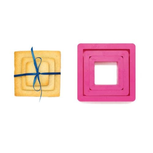 Set 3 tagliapasta quadrato Decora