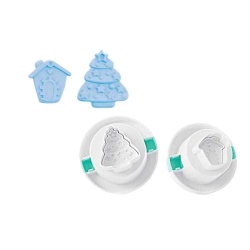 Set 2 tagliapasta Xmas Silikomart TAG10