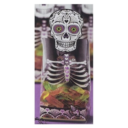 Sacchetti porta dolci con Teschio Halloween Wilton