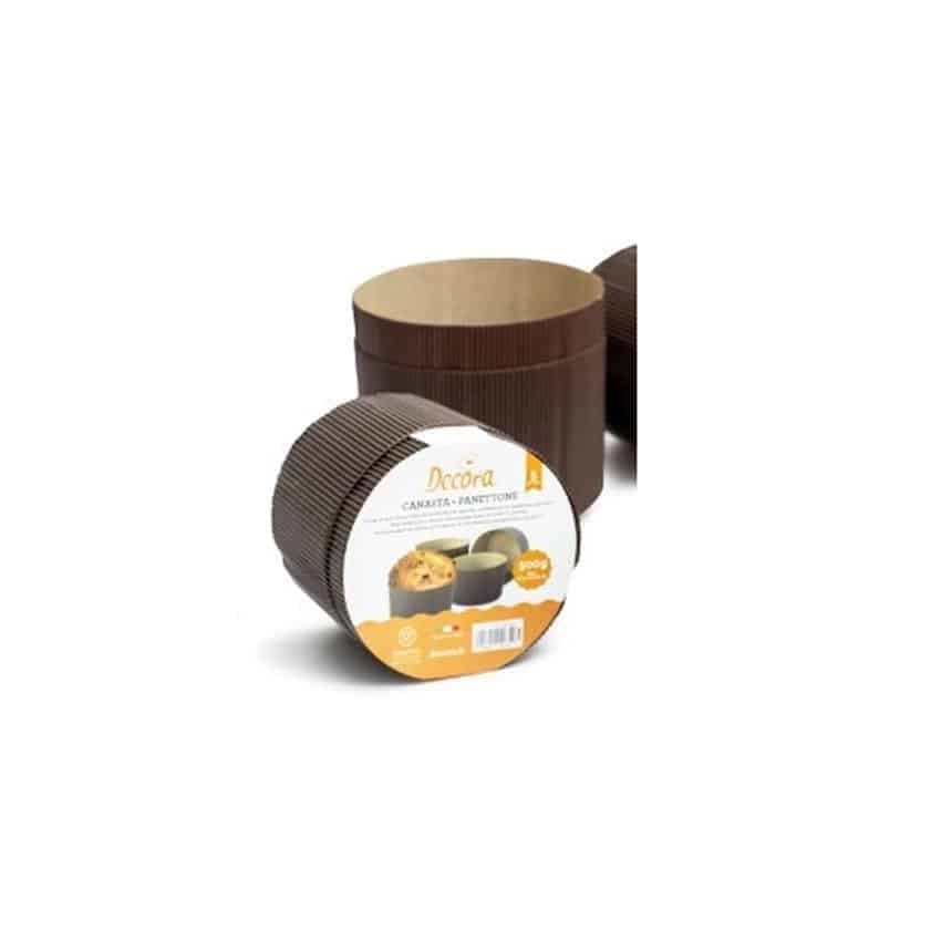 confezione 5 stampi per panettone 500 g rigidi venduto da foralco.it
