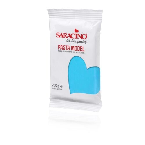 Pasta di zucchero Model celeste Saracino - 250 gr