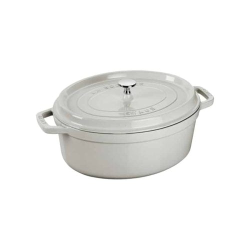 Cocotte ovale Tartufo Bianco in ghisa smaltata Staub