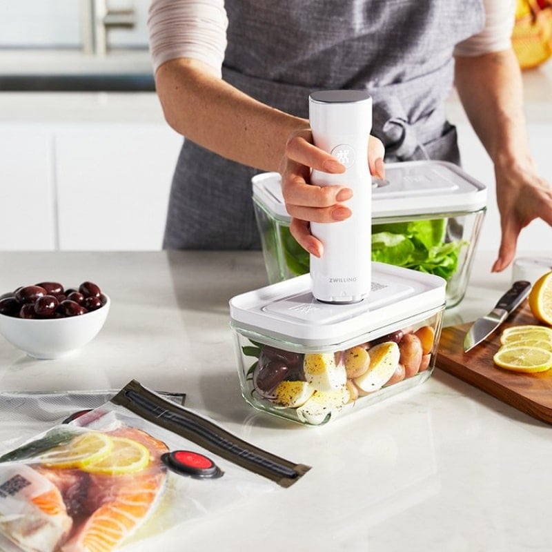Contenitore Sottovuoto ZWILLING Fresh & Save - Vetro Borosilicato 2L | Per Conservare Cibo Fresco 5 Volte Più A Lungo - Foto 4