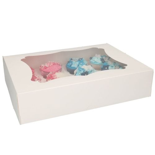 Scatola per 12 Cupcakes FunCakes