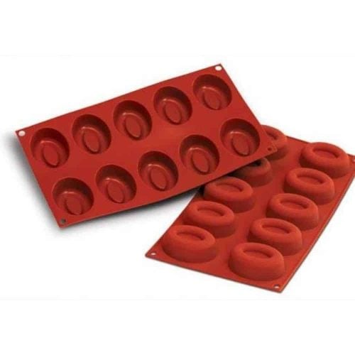 Stampo in Silicone Savarin Ovali Medium Oval Savarin Silikomart SF084