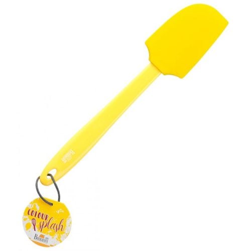 Spatola Leccapentole in Silicone Gialla
