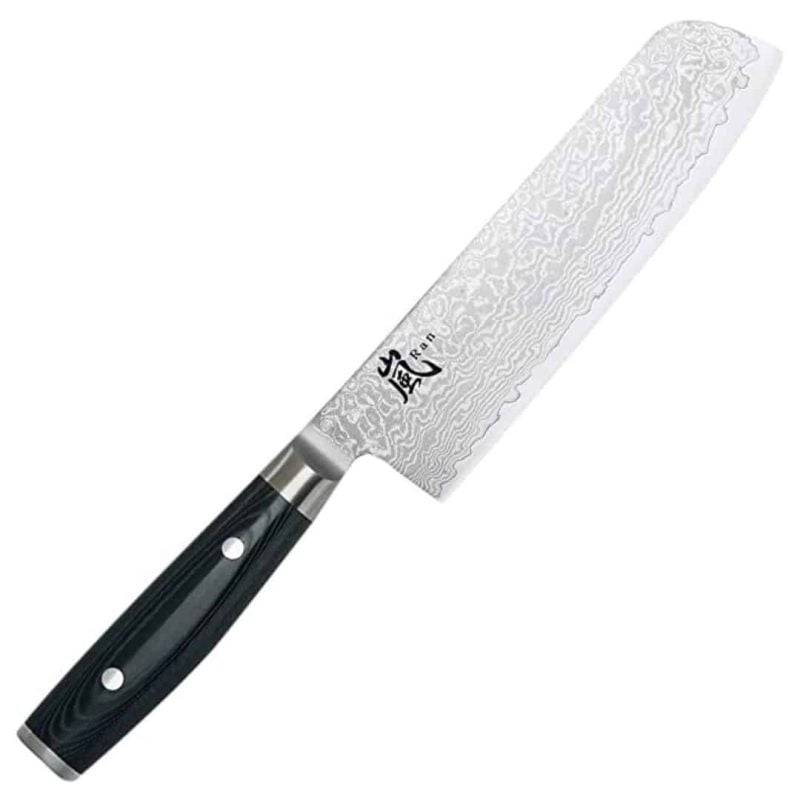 Yaxell Coltello Nakiri Damascato serie Ran 18 cm