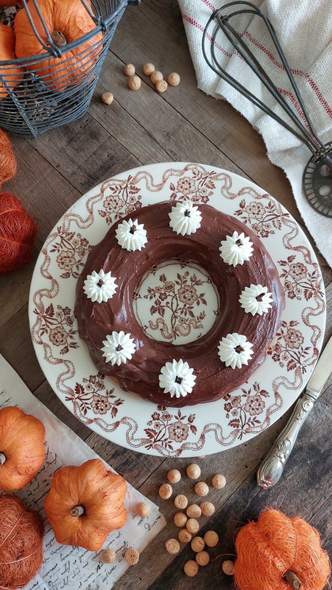 Bundt Cake Zucca e Mandorle con Ricotta e Amaretti
