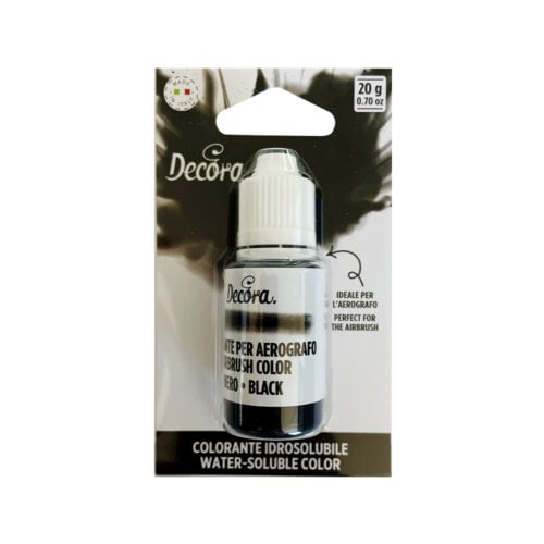 Colorante Nero per Aerografo Gr 20 Decora
