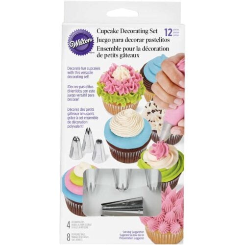 Set 12 Pz per Decorazione Mini Cupcakes Wilton
