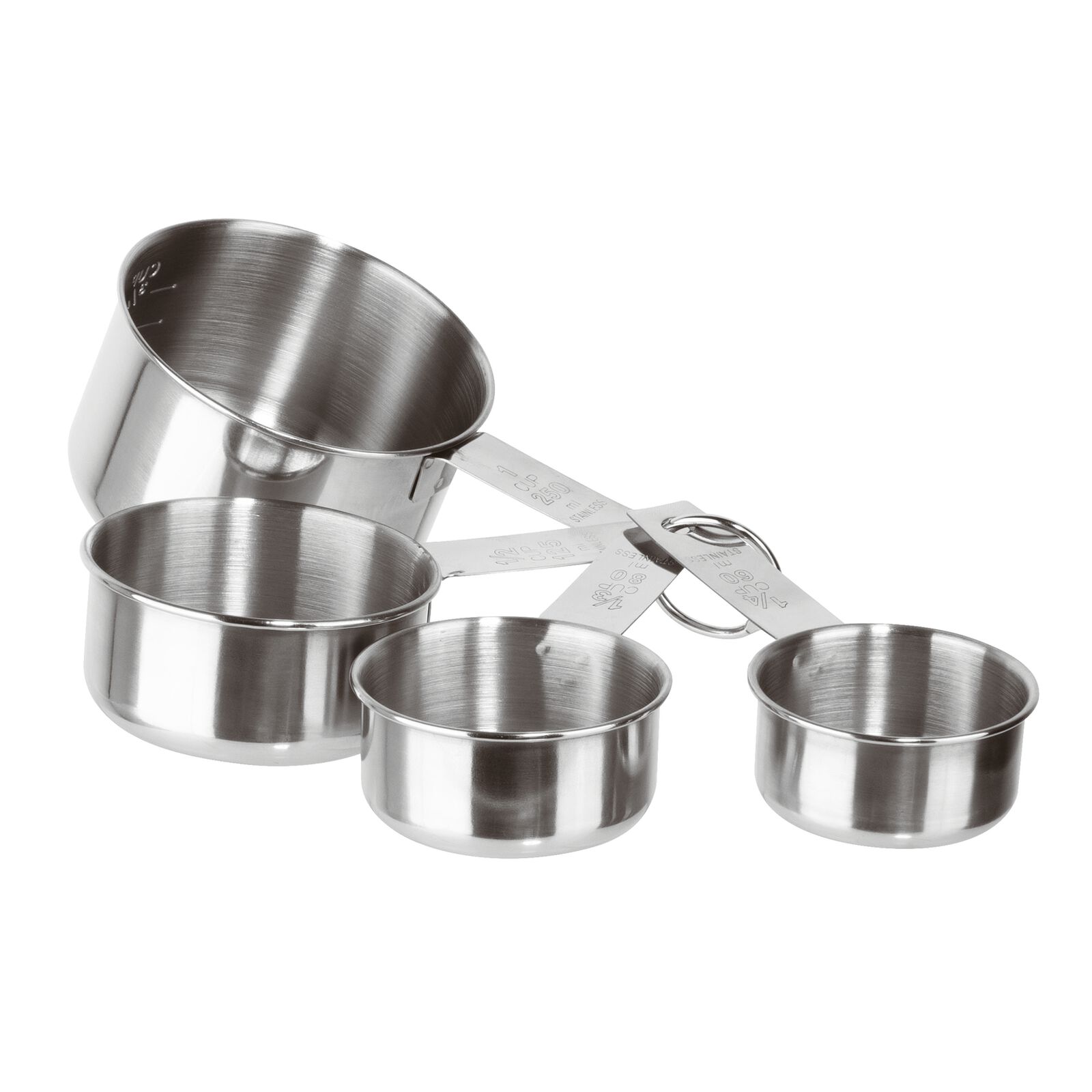 Misurino In Acciaio Inox Da 2000 Ml: Con Scale Ml, Once E Tazze, Infrangibile, Manico Comodo