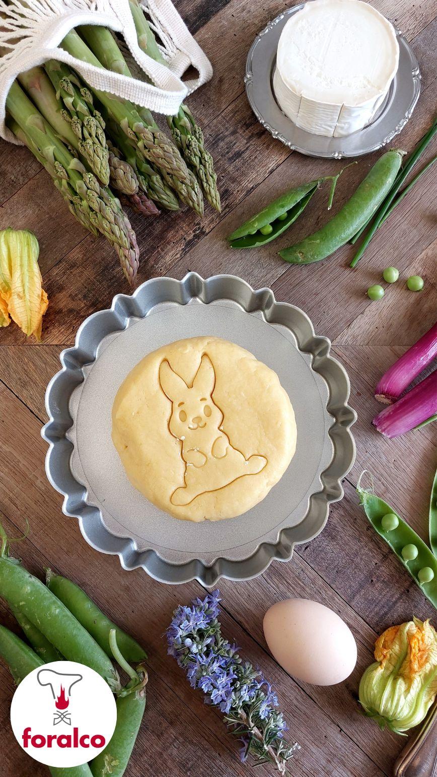 Quiche primaverile asparagi e formaggio di capra