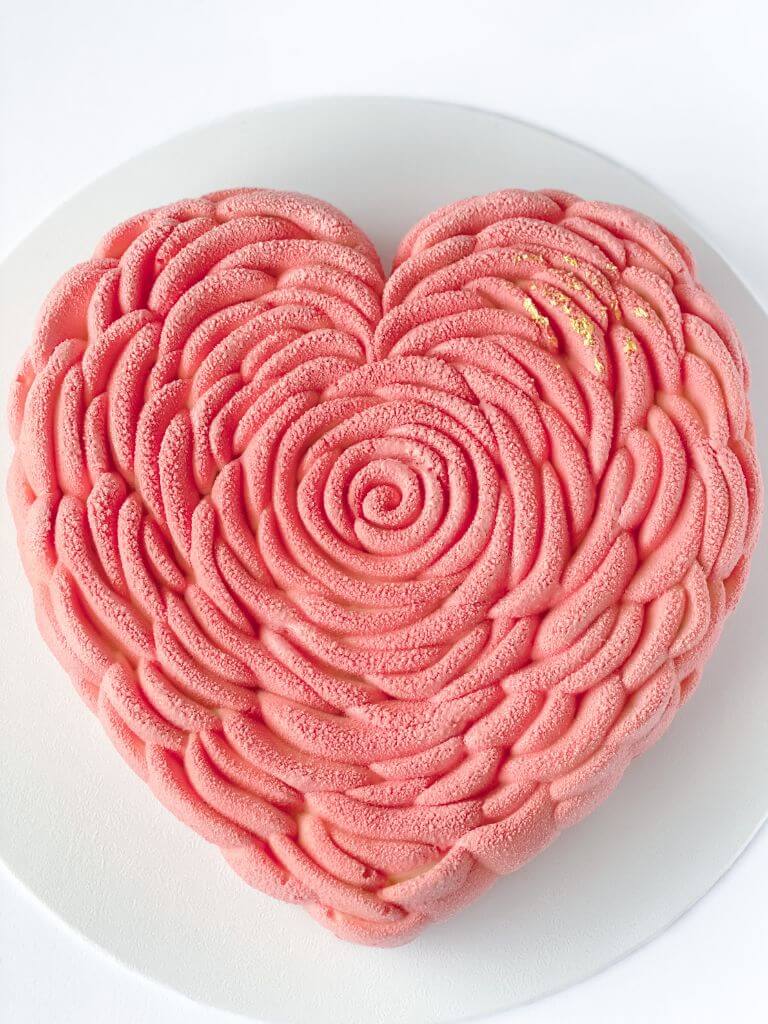 Torta Je T'Aime Fragole e Cioccolato Bianco