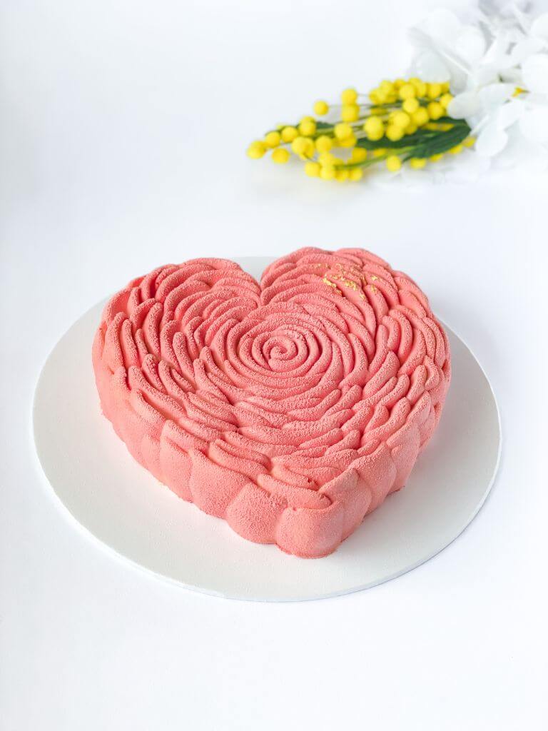 Torta Je T'Aime Fragole e Cioccolato Bianco