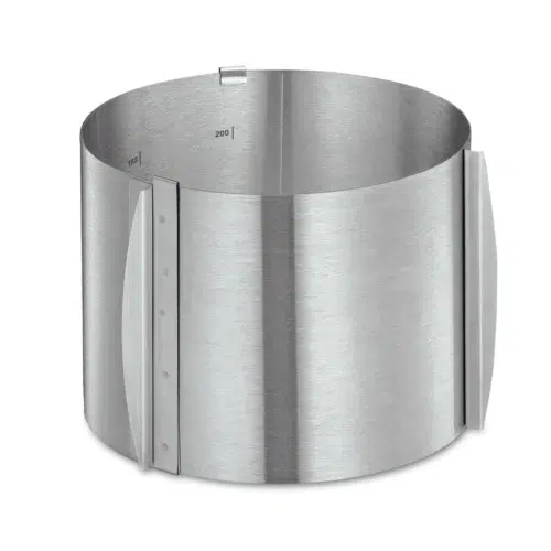 Anello Torta Regolabile Inox H 14 cm
