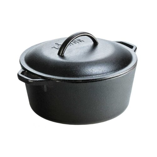 Casseruola Tonda in Ghisa con Coperchio Lt 4,73 Lodge
