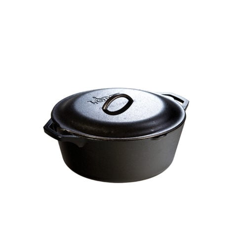 Casseruola Tonda in Ghisa con Coperchio Lt 6,60 Lodge