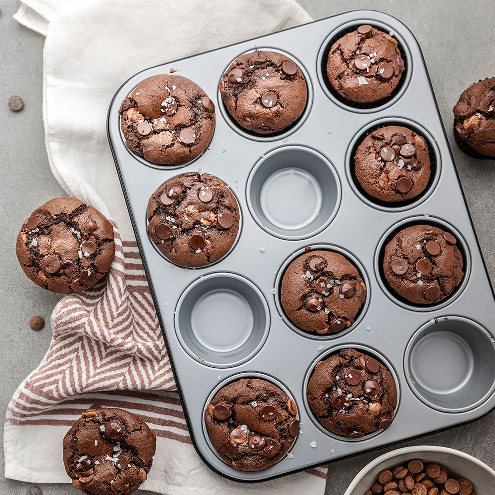 Belmalia 2 Teglia Per Muffin, Silicone, 33 X 25 X 3 Cm, 12 Stampi - 5