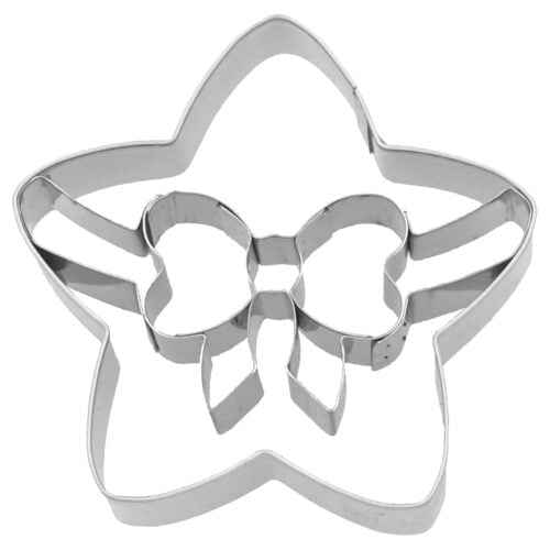 Stampino Stella con Fiocco 6,5 Cm