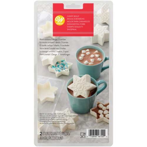 Stampo Fiocco di Neve Per Cioccolata Calda