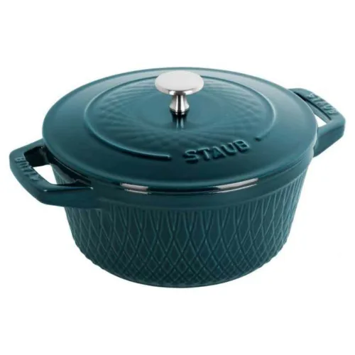 Cocotte Tonda La Mer Twist in Ghisa Smaltata Staub