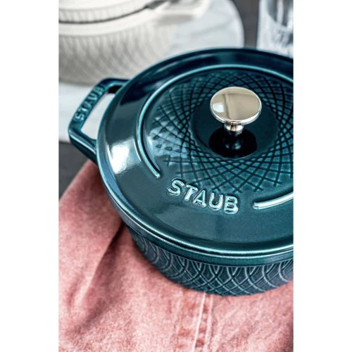 Cocotte Staub Twist - Vaso Ghisa Smaltata 20 Cm, Compatibile Induzione E Gas