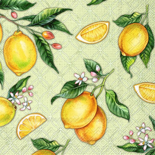 Tovaglioli di Carta Citrons Green