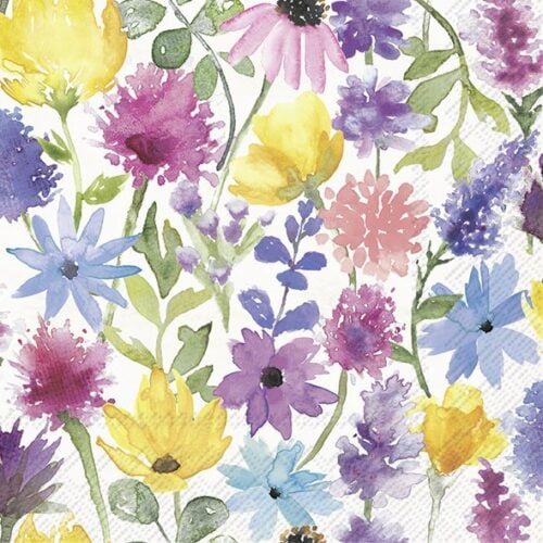 Tovaglioli di Carta Summer Floral Cream