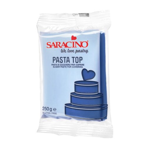 Pasta di Zucchero Top Blu Navy da Copertura Saracino - 250 g