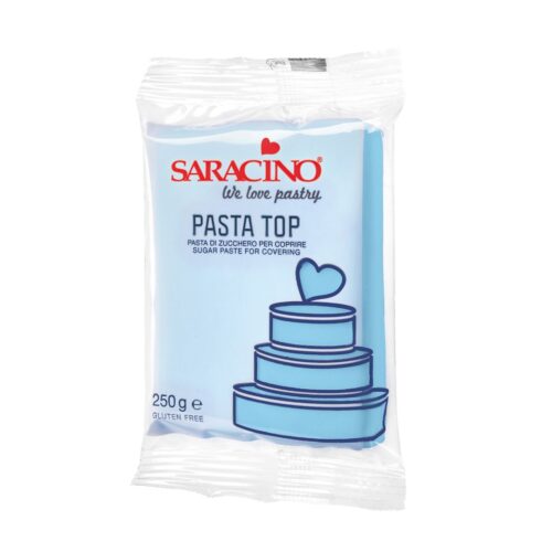 Pasta di Zucchero Top Celeste Baby da Copertura Saracino - 250 g