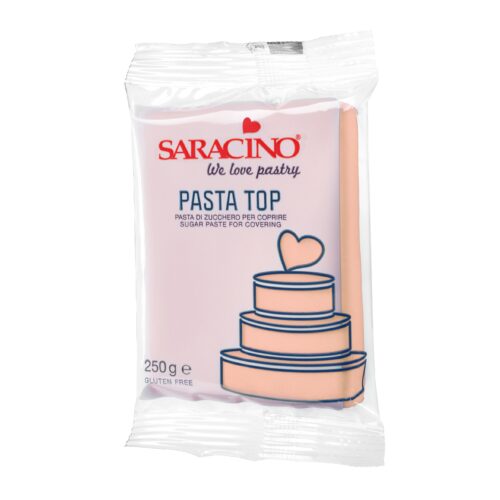 Pasta di Zucchero Top Rosa Beige da Copertura Saracino - 250 g