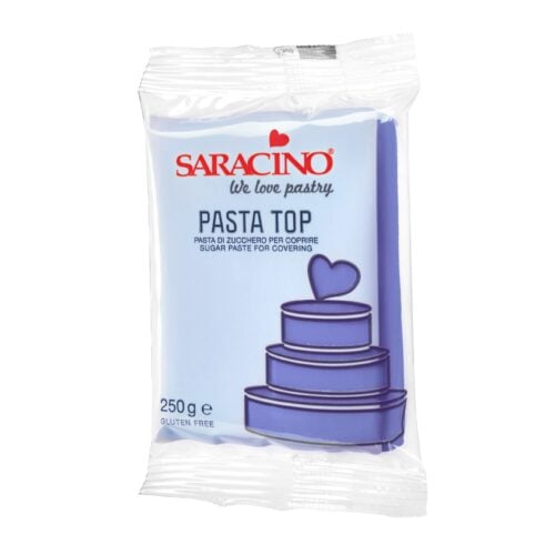Pasta di Zucchero Top Viola da Copertura Saracino - 250 g
