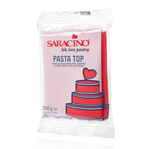 Pasta di Zucchero Top Rossa da Copertura Saracino - 250 g