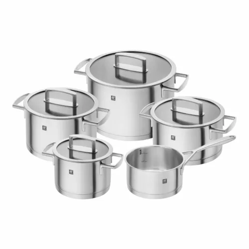 Set 5 Pentole Vitality in Acciaio