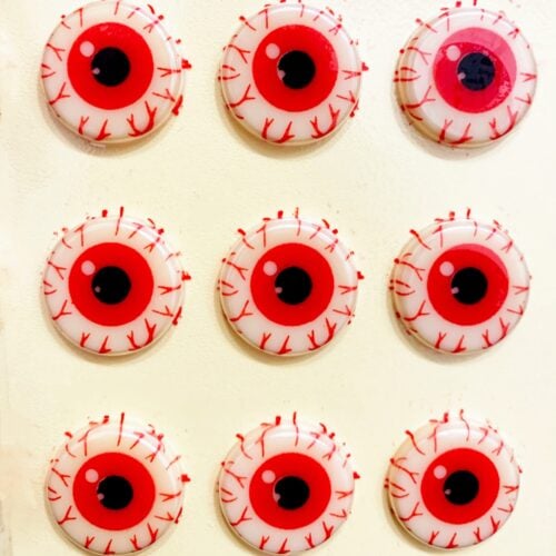 Set 25 Occhi in Cioccolato Halloween