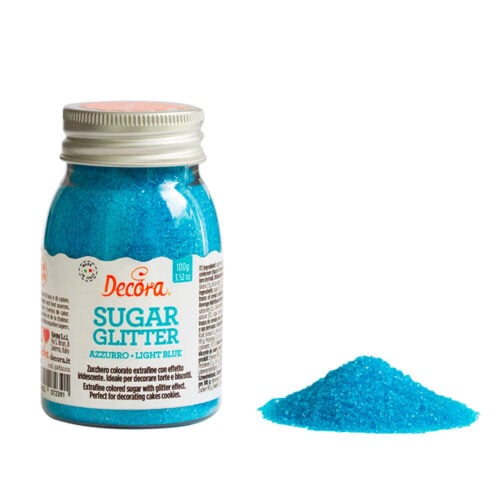 Zucchero Glitterato Azzurro 100 g
