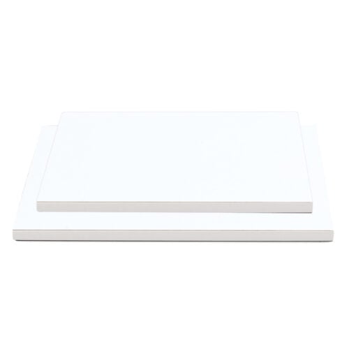 Sottotorta Rettangolare Bianco h 1,2 cm Decora