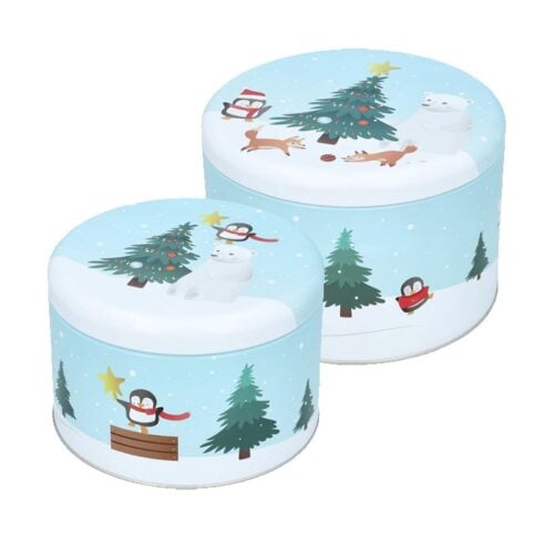 Set Scatole di Latta Christmas Decoration L+XL